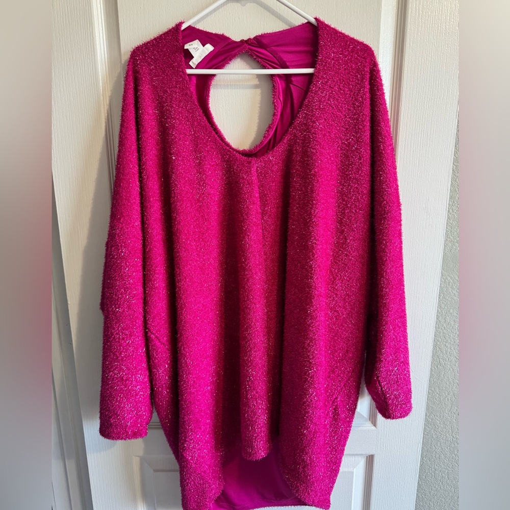 H&M Sparkly Fuzzy Dress
Size XL